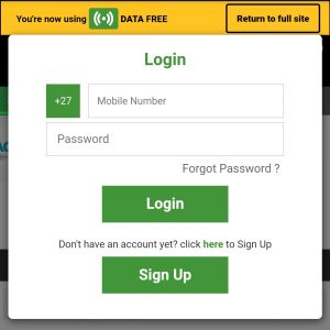 Betway data free site login