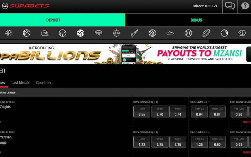 supabets login