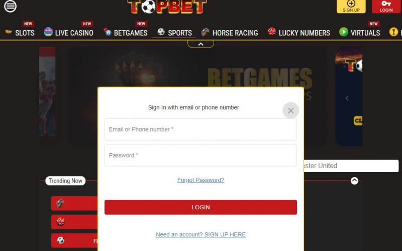 topbet.co.za login