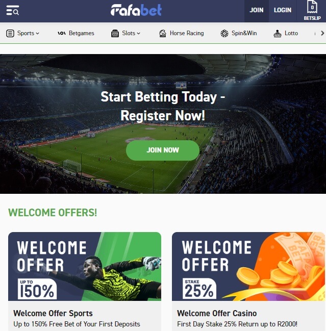Fafabet South Africa Review Best Sports Betting